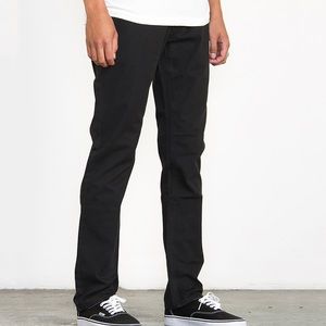 Black RVCA button up pants